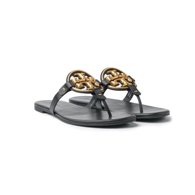 Metal Miller Paris Nappa Sandal Black