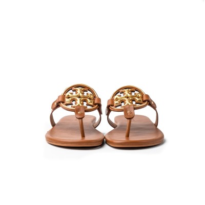 Metal Miller Paris Nappa Sandal Bourbon Miele