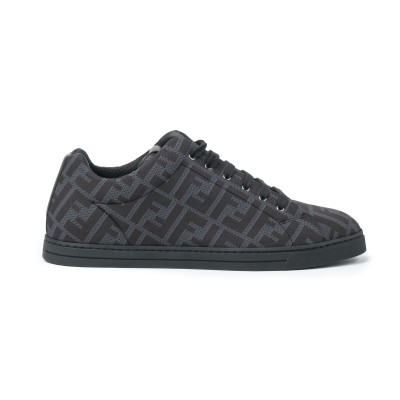 FF All Over Low Top Sneakers in Grey/Black