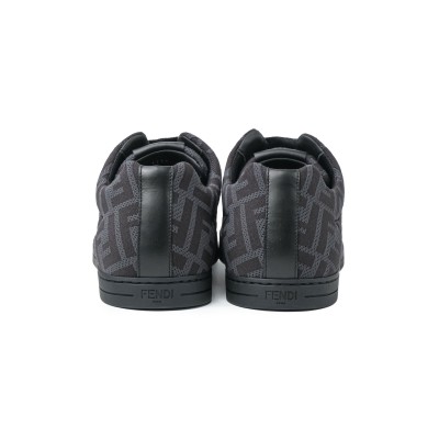 FF All Over Low Top Sneakers in Grey/Black