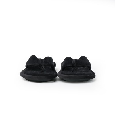 Soft Thong Sandal Black Velvet