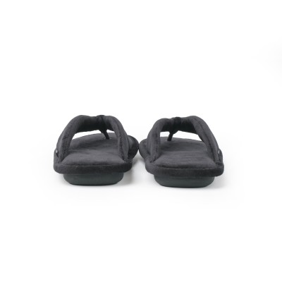 Soft Thong Sandal Black Velvet