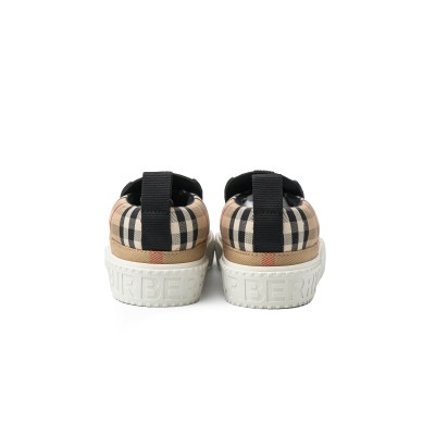 Kids Slip On Check Archive Beige