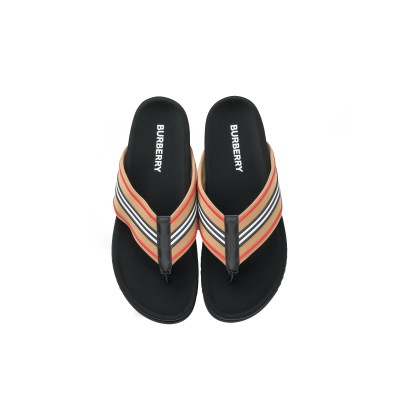 Icon Stripe Flip Flops Archive Beige