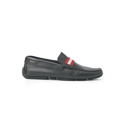 Pearce Loafers Safari Black Printed List Red White