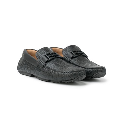 Parsal Loafers Black Monogram