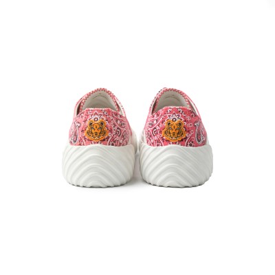 Crest Low Top Sneakers Deep Fuschia