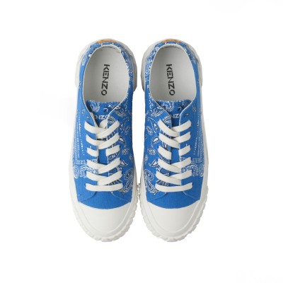 Crest Low Top Sneakers Royal Blue