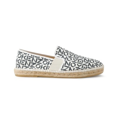 Espadrilles Elastic Monogram Pearl Grey