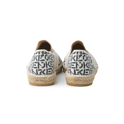 Espadrilles Elastic Monogram Pearl Grey