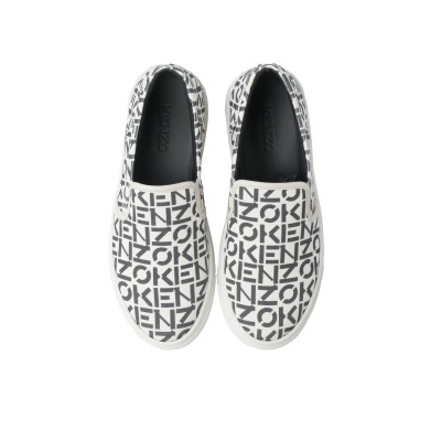 K-Skate Slip On Monogram Pearl Grey