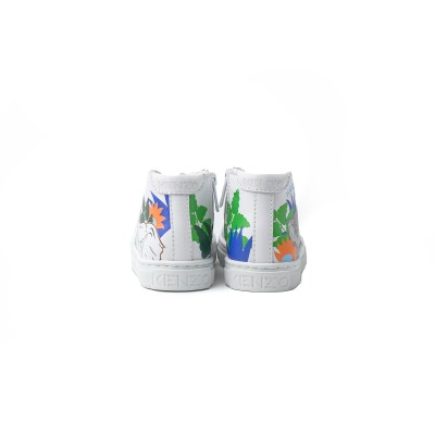 Kids Sneakers High Top White Animal Multicolor