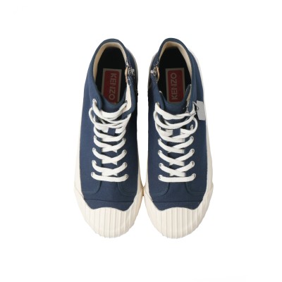 Sneakers High Top Trainers Tiger With Zipper Midnight Blue