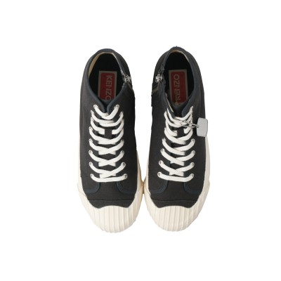 Sneakers High Top Trainers Tiger With Zipper Black