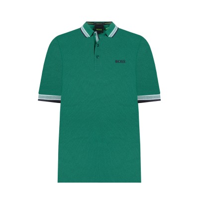 Polo Paddy 309 Dark Green Logo Black