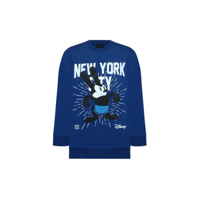 Kids Sweatshirt Oswald New York City Blue Logo White