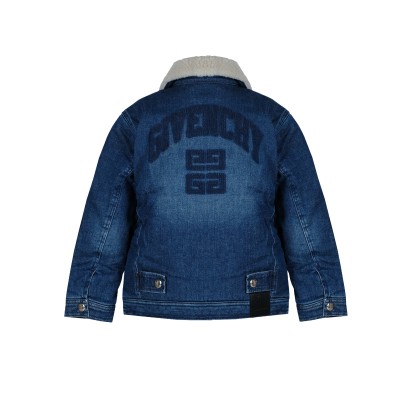 Kids Jacket Denim 4G Logo Patch