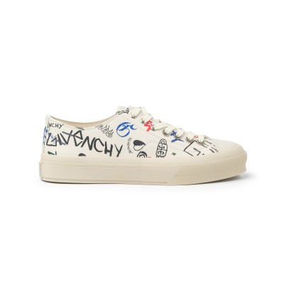 City Low Sneakers Ivory Multicolor