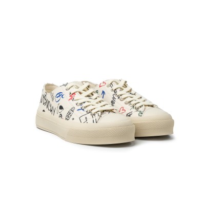 City Low Sneakers Ivory Multicolor