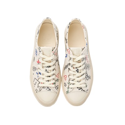 City Low Sneakers Ivory Multicolor