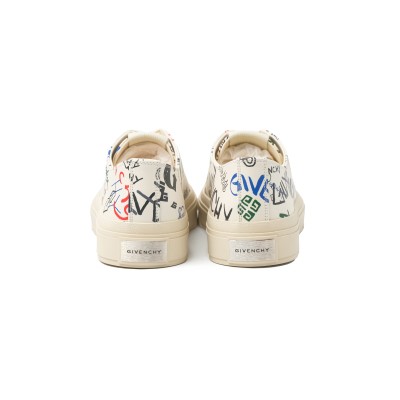 City Low Sneakers Ivory Multicolor