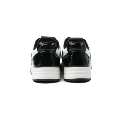 G4 Low top Sneakers In Black/White Patent Leather