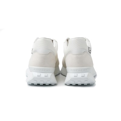 Giv Runner Logo Print Sneakers White