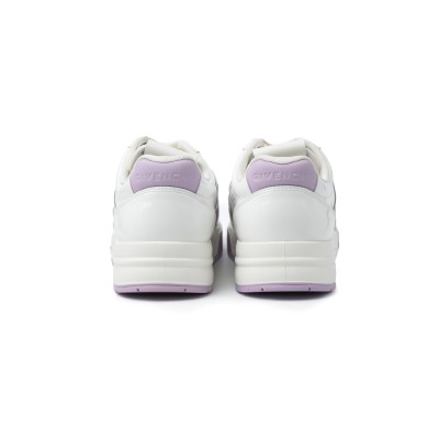 G4 Low Top Sneakers In White/Lilac Patent Leather