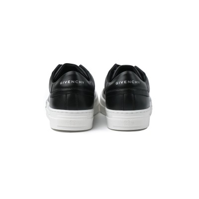 Kids Sneakers Leather Black With Contrasting Logo