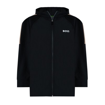 Hoodie Jacket Sicon MB 1001 Black Stripe Logo