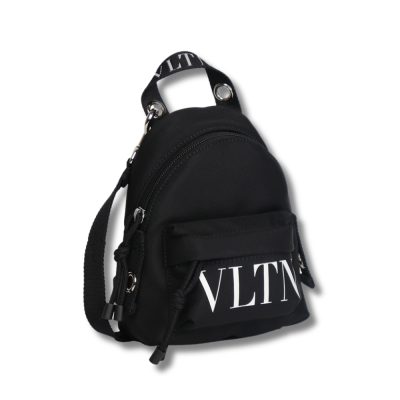 VLTN Mini Nylon Backpack Black