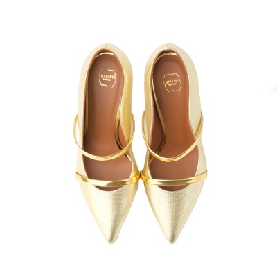 Maureen Pump 7cm Gold Metalic