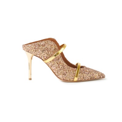 Mauren Heel 8.5cm Bronze Gold Glitter