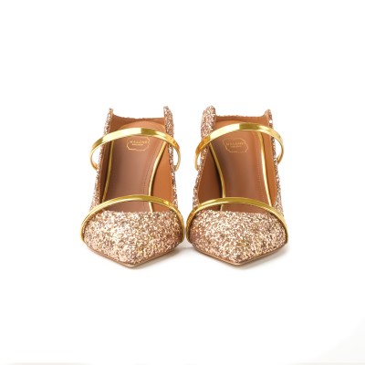 Mauren Heel 8.5cm Bronze Gold Glitter