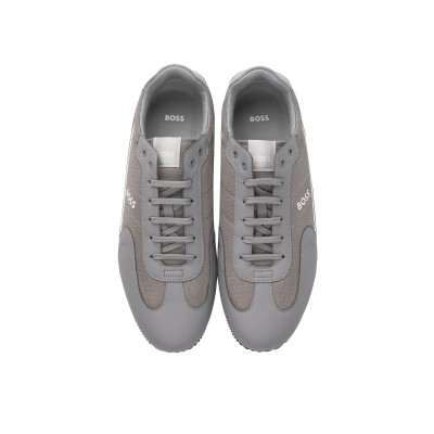 Rusham Low Top Sneakers Pume in Medium Grey Logo Silver