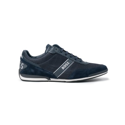 Sneakers Saturn Low Merb in Dark Blue With White Logo