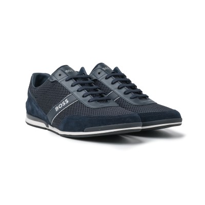 Sneakers Saturn Low Merb in Dark Blue With White Logo