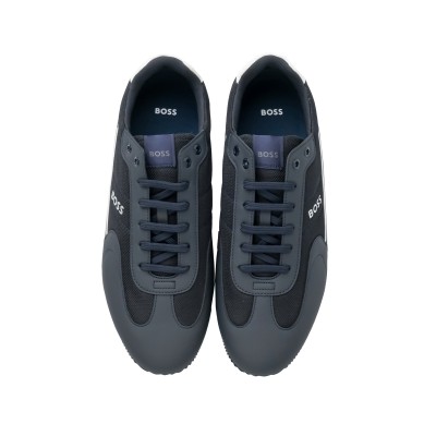 Rusham Low Top Sneakers Pume in Dark Blue Logo Silver