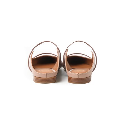 Maureen Flat Mules Leather Dove