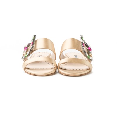 Verda Flat Sandal Mnude