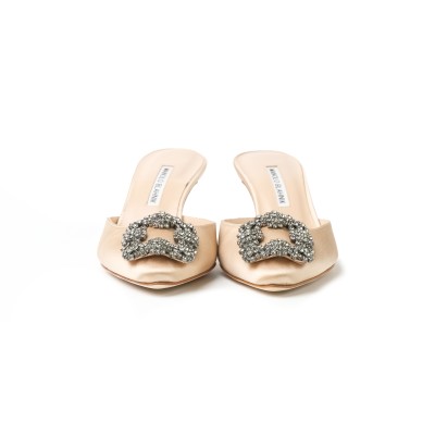 Hangisi Mules 5cm Mnud  With FMC Crystal Buckle