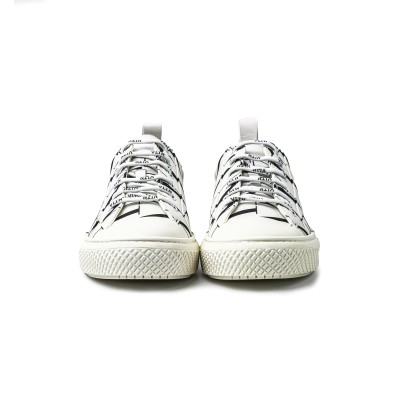 VLTN Times Giggies Low Top Fabric Sneakers White Black