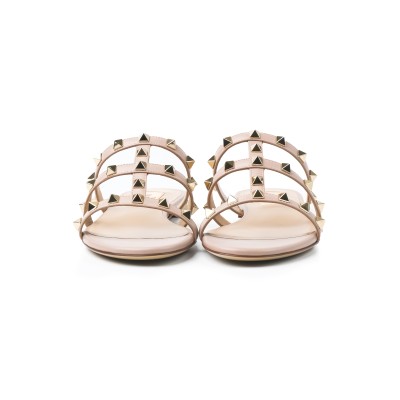 Strappy Flat Sandal Poudre