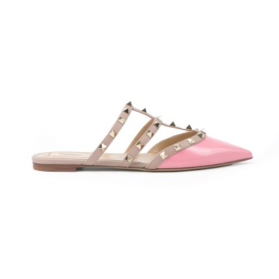 Mules Flat Sandal Candy Rose