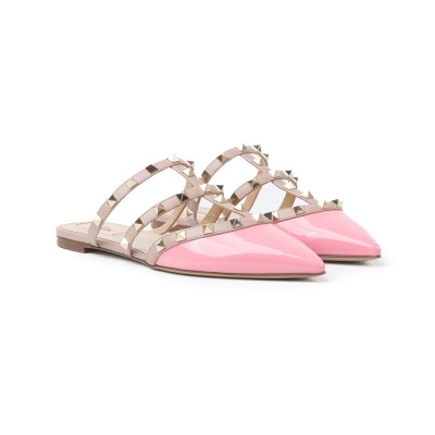 Mules Flat Sandal Candy Rose