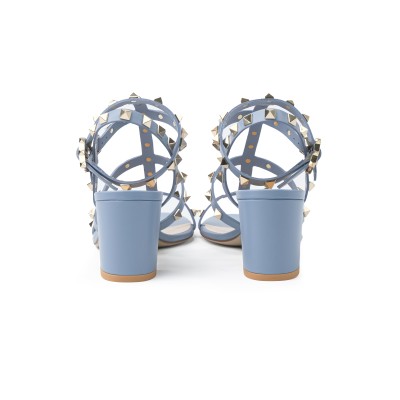 Chunky Caged Strappy Heels Niagara