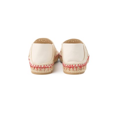 Atelier Logo Espadrilles White