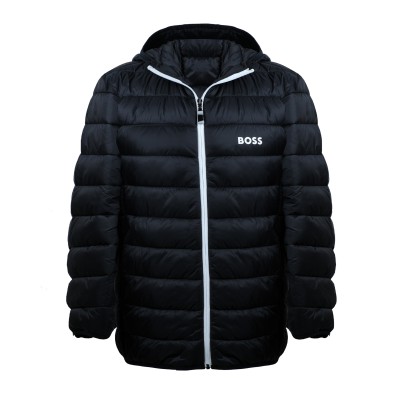 Jacket J_Thor Water Repellent Puffer With Logo Black