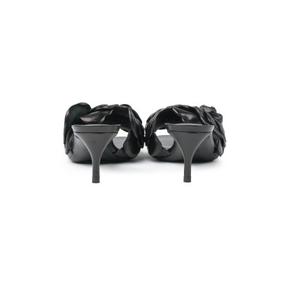 Atelier Rose Edition Kitten Sandal Black