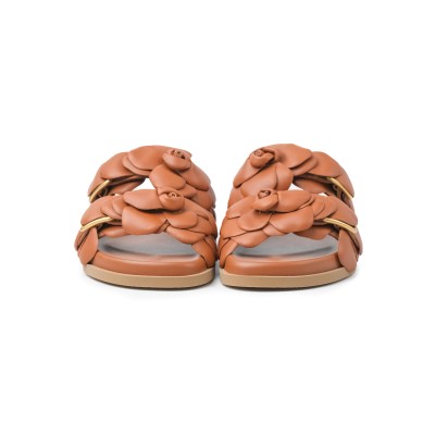 Atelier Rose Edition Slide Sandal Tan